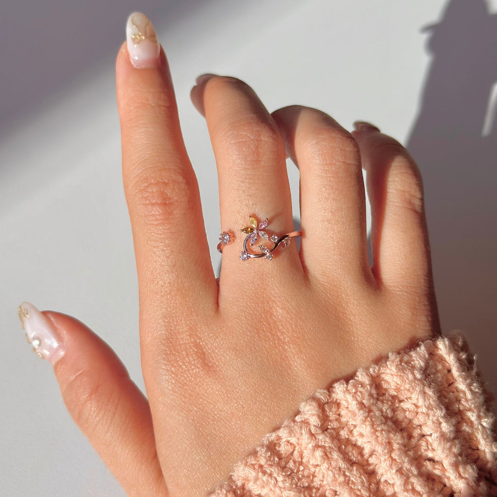 Zauberhafter Efeu Ring