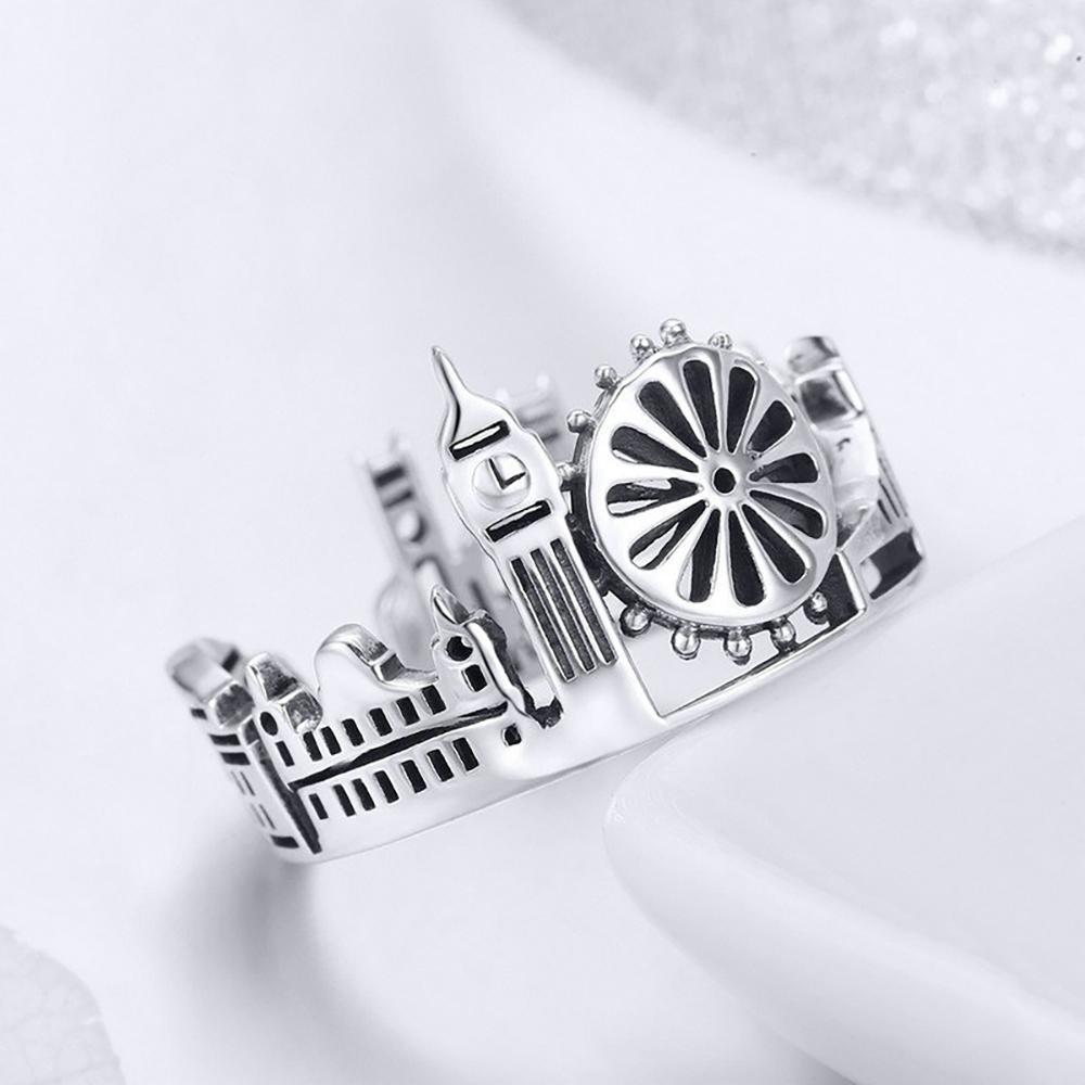 Ikonischer Fingerring mit Londoner Landschaft