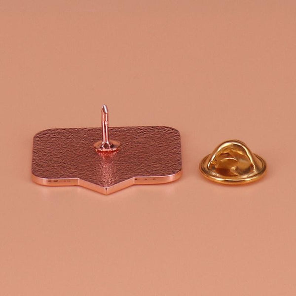 Instagram Love Emaille-Broschen