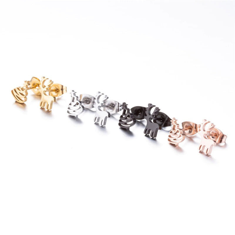 Fröhliche Weihnachts-Sonderohrstecker-Schmuckkollektion