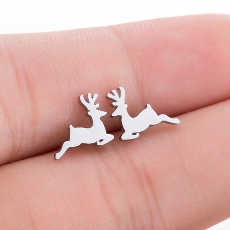 Fröhliche Weihnachts-Sonderohrstecker-Schmuckkollektion