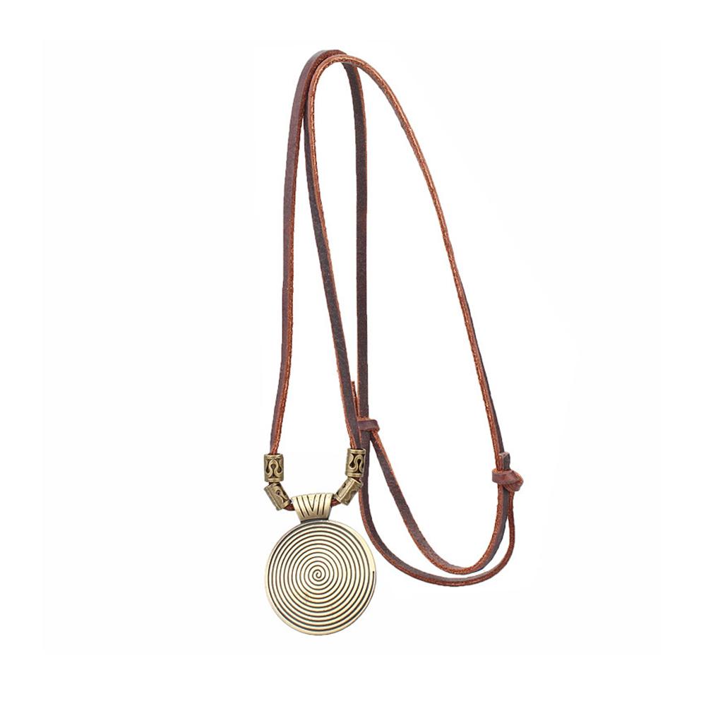 Große runde Vintage Statement Halskette