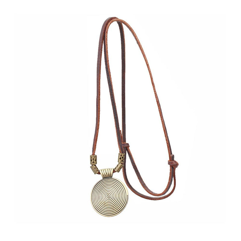 Große runde Vintage Statement Halskette