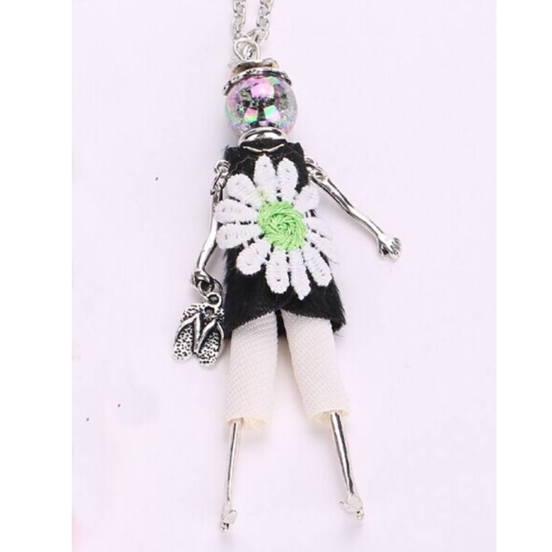Limitierte Auflage – Fashionista – Perlenpuppen-Halskette