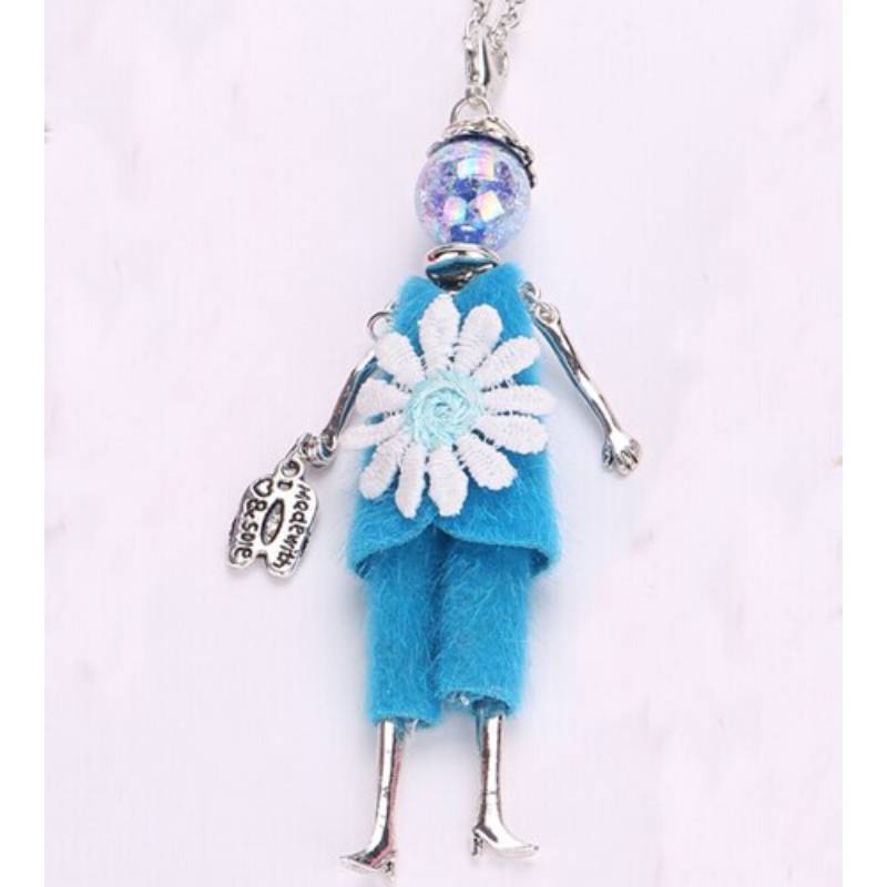 Limitierte Auflage – Fashionista – Perlenpuppen-Halskette