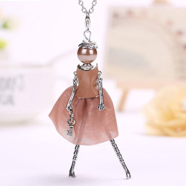 Limitierte Auflage – Fashionista – Perlenpuppen-Halskette