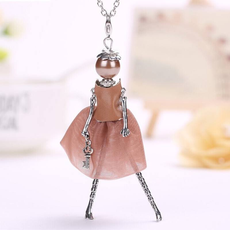 Limitierte Auflage – Fashionista – Perlenpuppen-Halskette