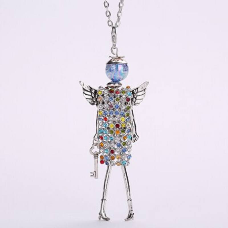 Limitierte Auflage – Fashionista – Perlenpuppen-Halskette