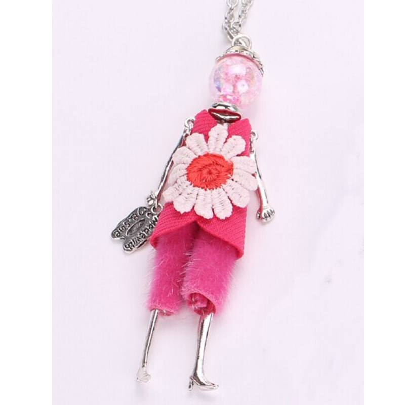 Limitierte Auflage – Fashionista – Perlenpuppen-Halskette