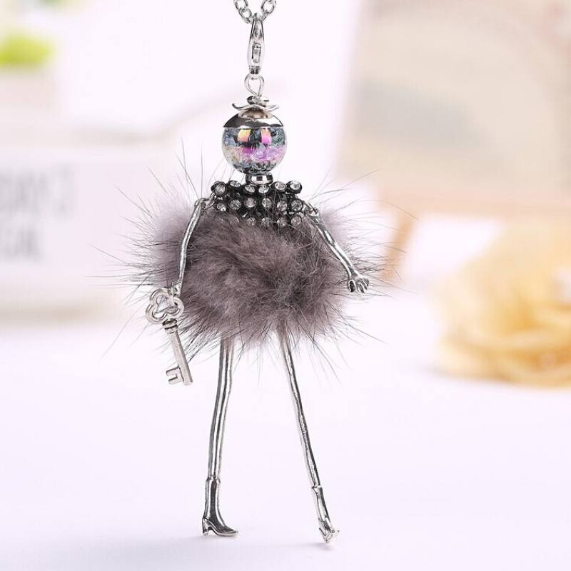 Limitierte Auflage – Fashionista – Perlenpuppen-Halskette