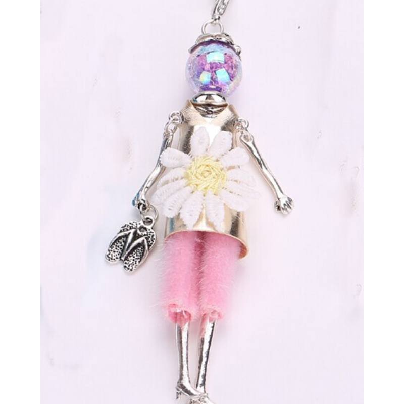 Limitierte Auflage – Fashionista – Perlenpuppen-Halskette