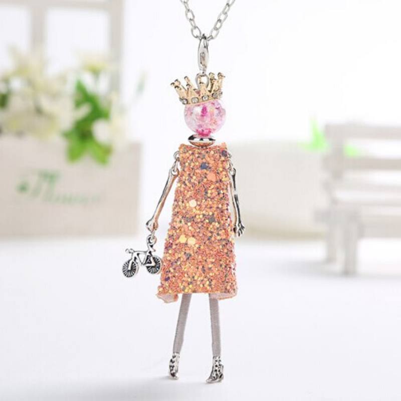 Limitierte Auflage – Fashionista – Perlenpuppen-Halskette