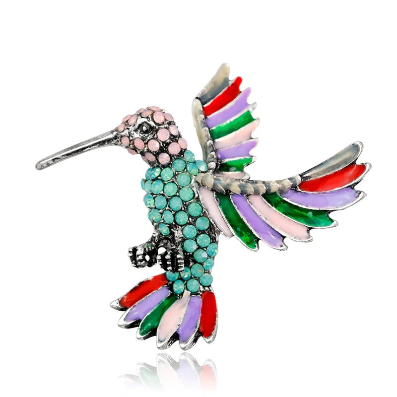 Limitierte Auflage - Mit Strasssteinen verzierte Brosche