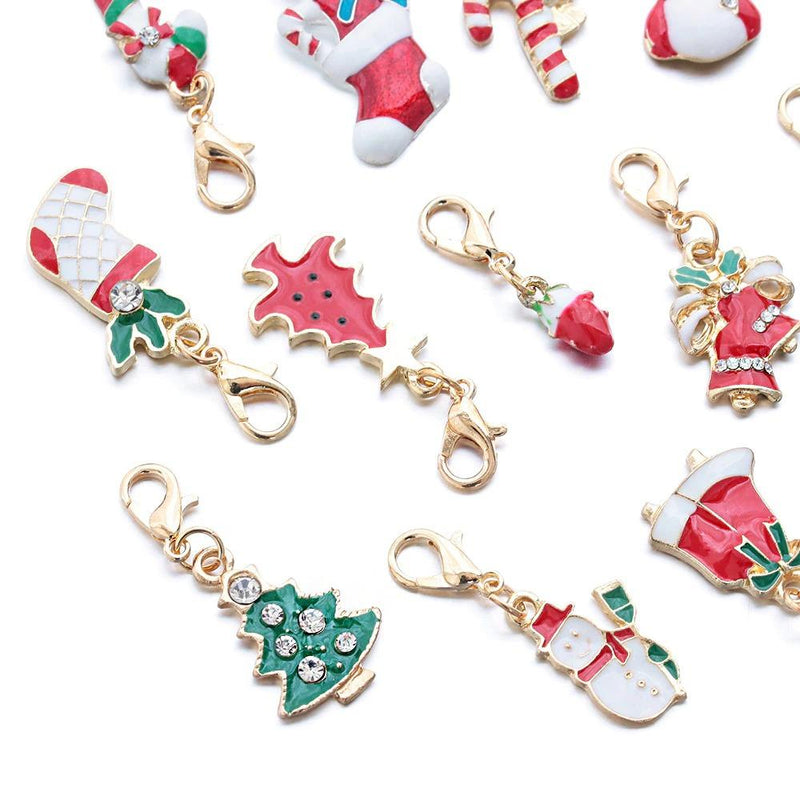 Kleines Weihnachts-Emaille-Charms-Paket