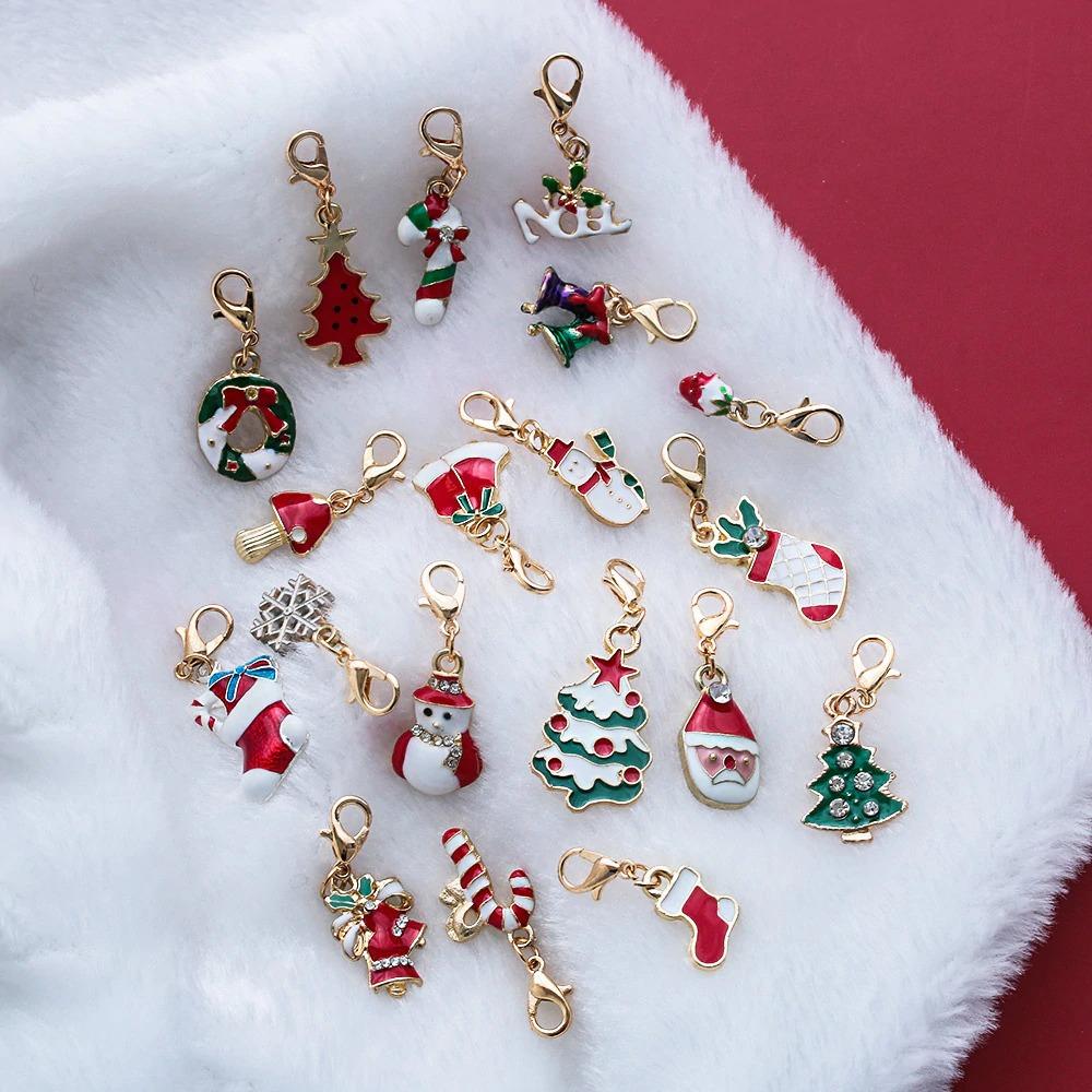 Kleines Weihnachts-Emaille-Charms-Paket