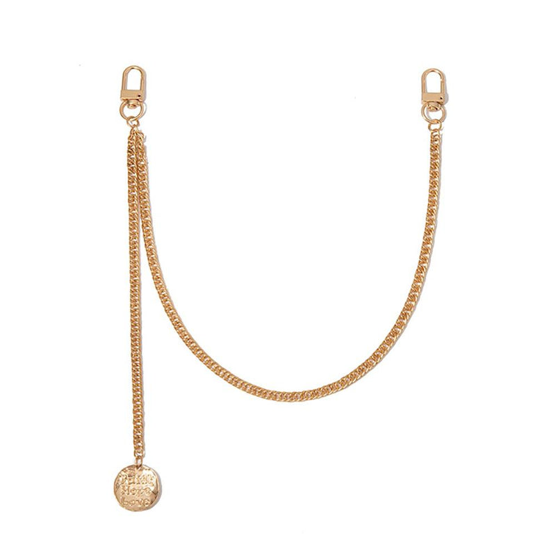 Lange, mehrlagige Gürtelkette aus Metall für Hosen und Jeans