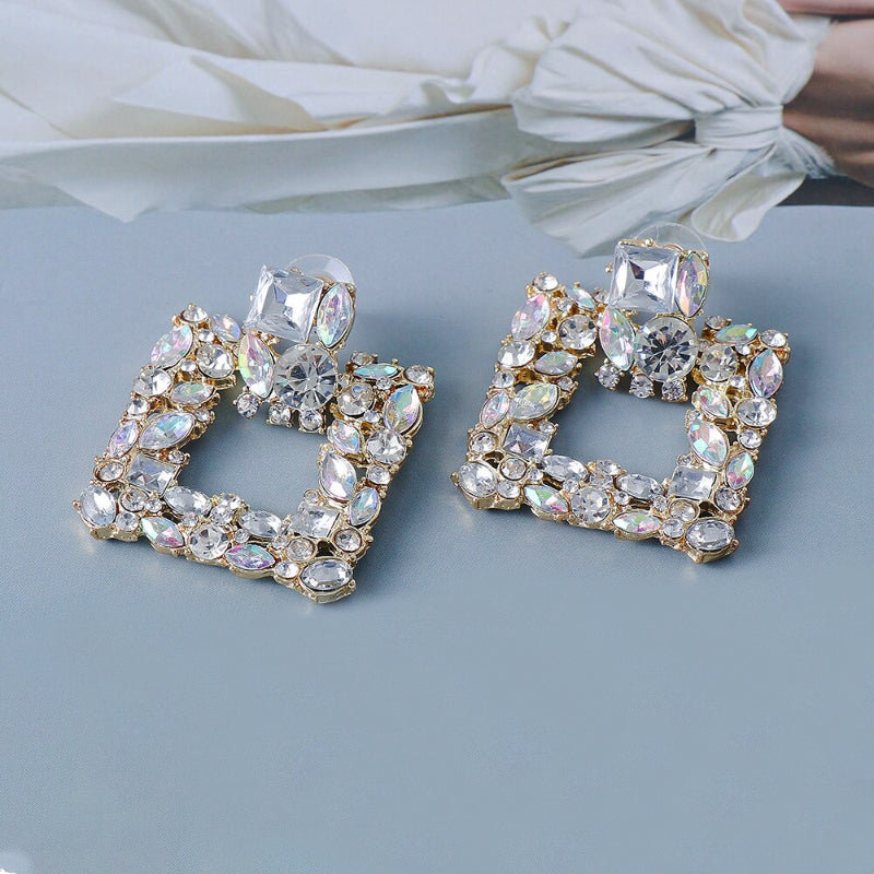 Luminance Strass Statement Perlen Tropfen Ohrhänger Kollektion