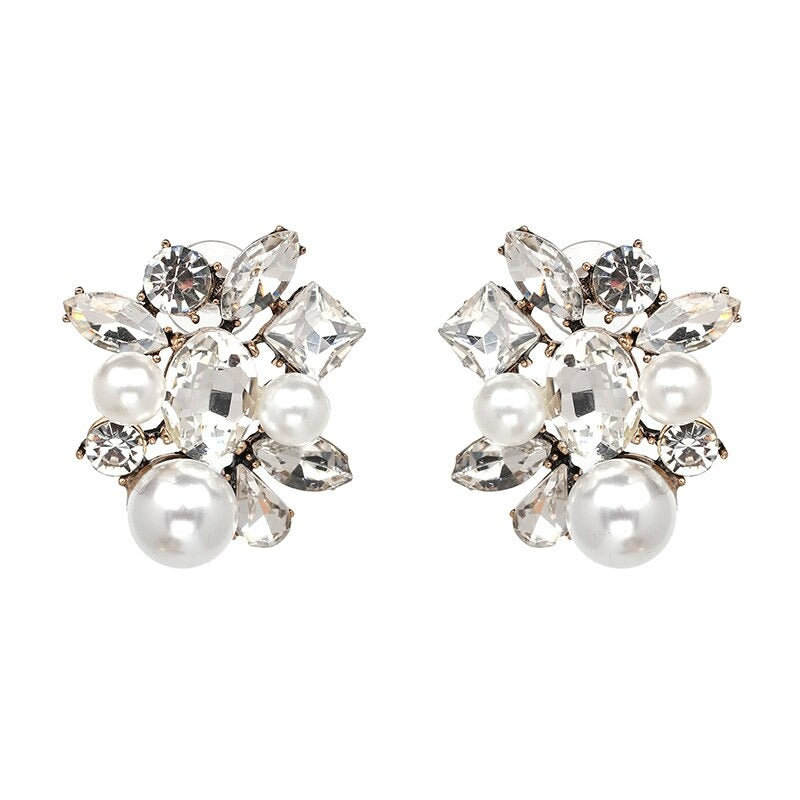 Luminance Strass Statement Perlen Tropfen Ohrhänger Kollektion