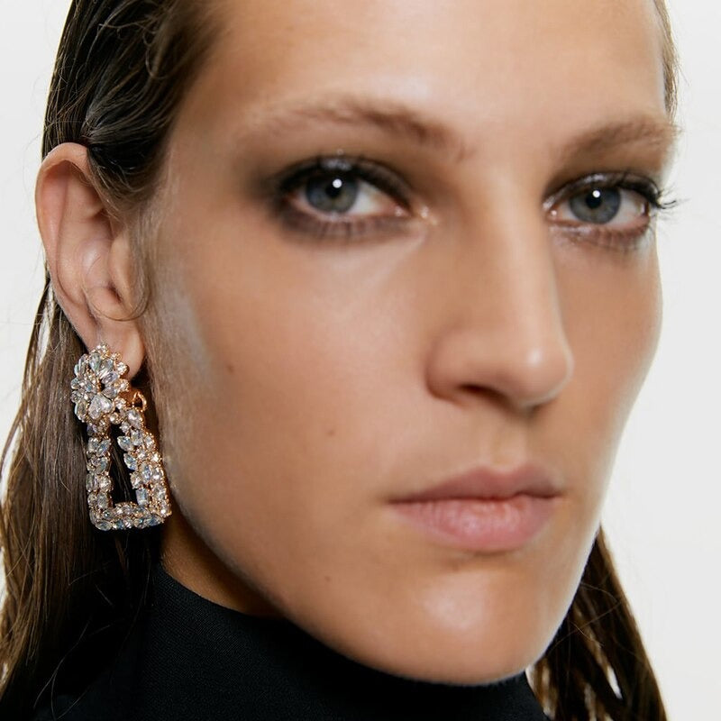 Luminance Strass Statement Perlen Tropfen Ohrhänger Kollektion