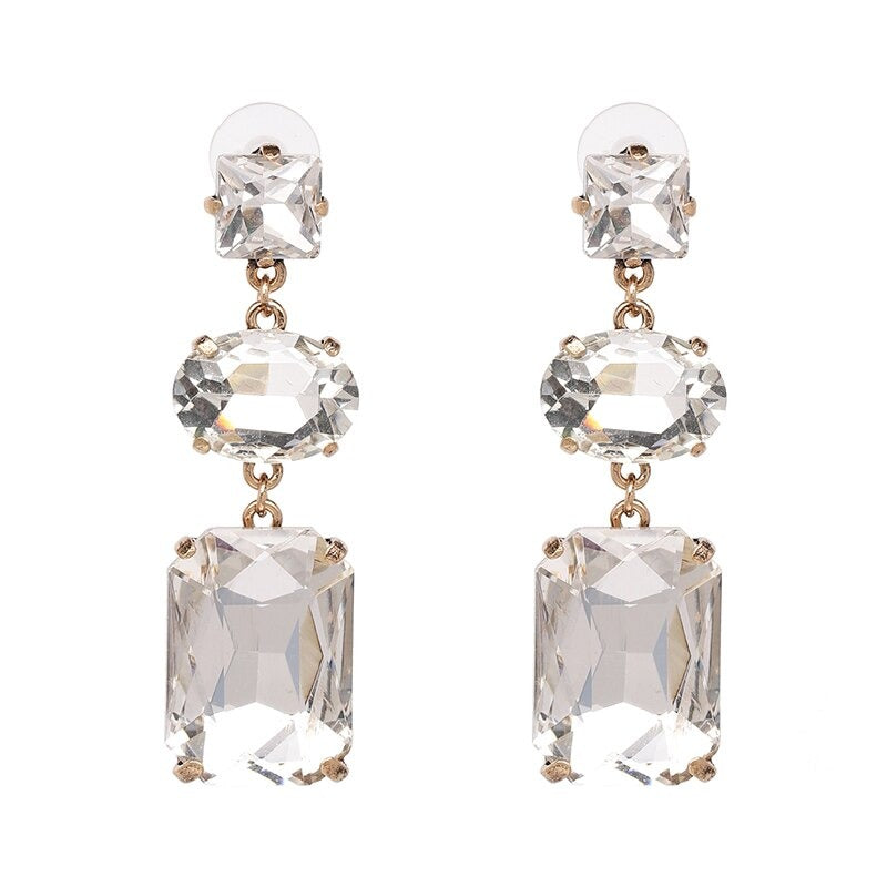 Luminance Strass Statement Perlen Tropfen Ohrhänger Kollektion