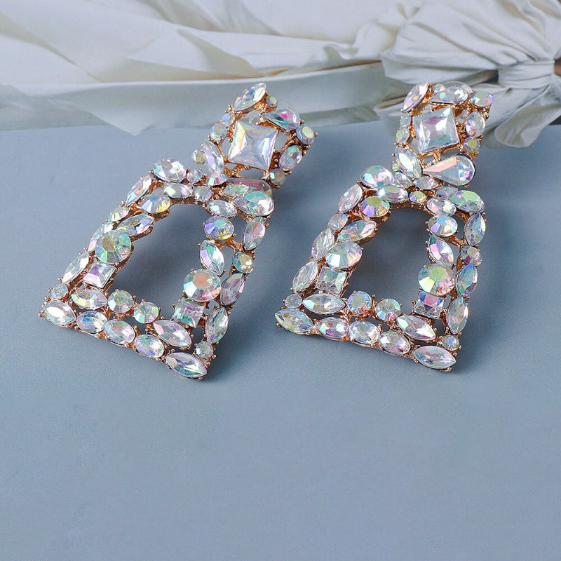 Luminance Strass Statement Perlen Tropfen Ohrhänger Kollektion