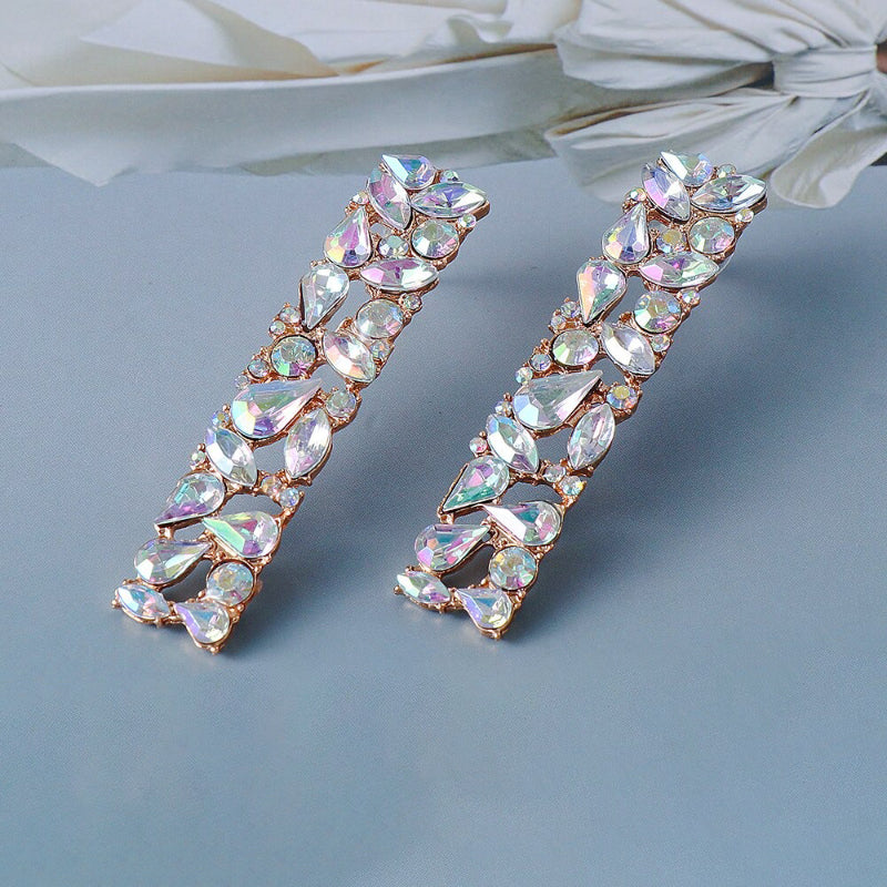 Luminance Strass Statement Perlen Tropfen Ohrhänger Kollektion