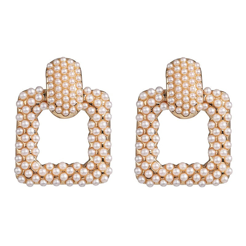 Luminance Strass Statement Perlen Tropfen Ohrhänger Kollektion