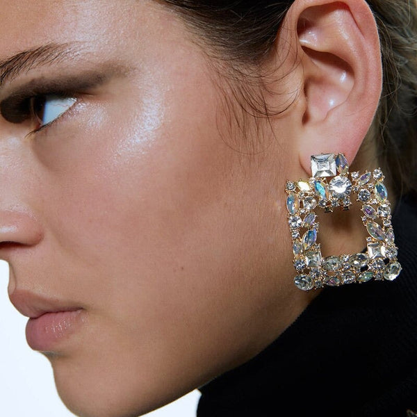 Luminance Strass Statement Perlen Tropfen Ohrhänger Kollektion