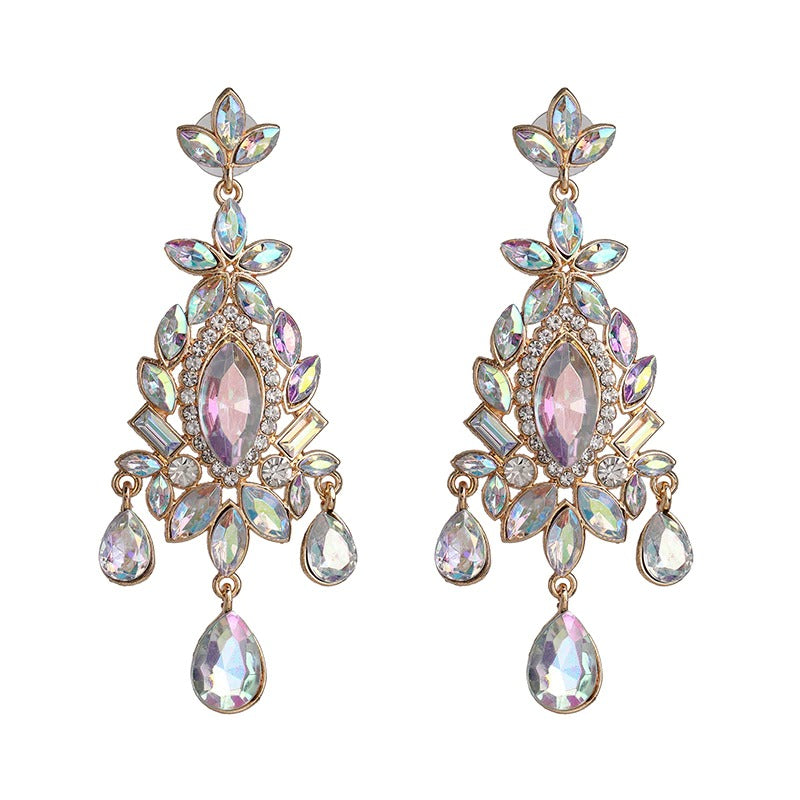 Luminance Strass Statement Perlen Tropfen Ohrhänger Kollektion