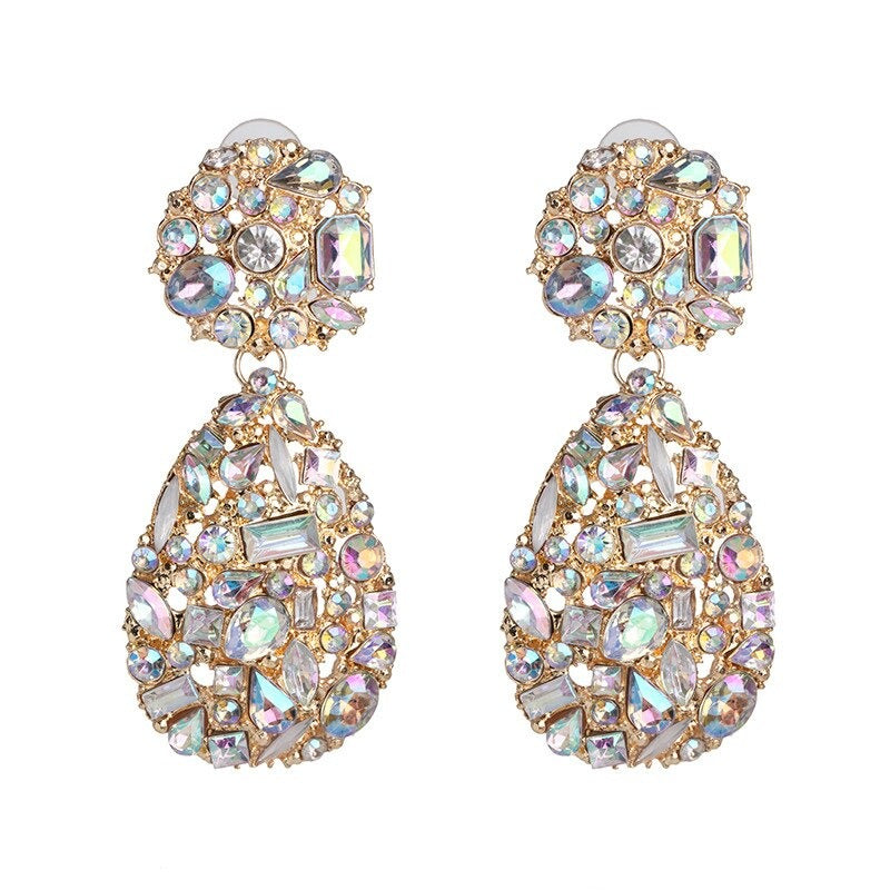 Luminance Strass Statement Perlen Tropfen Ohrhänger Kollektion