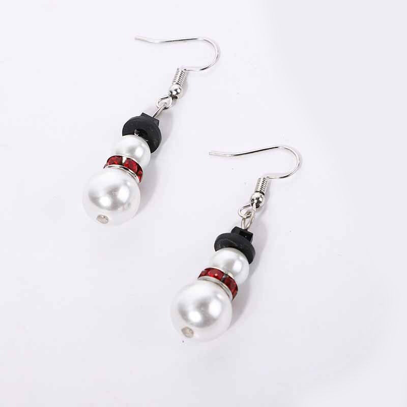 Fröhliche und fröhliche Weihnachtsfeier-Ohrringe-Schmuckkollektion