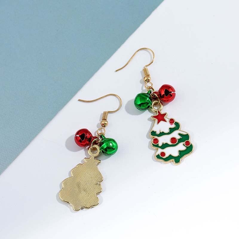 Fröhliche und fröhliche Weihnachtsfeier-Ohrringe-Schmuckkollektion