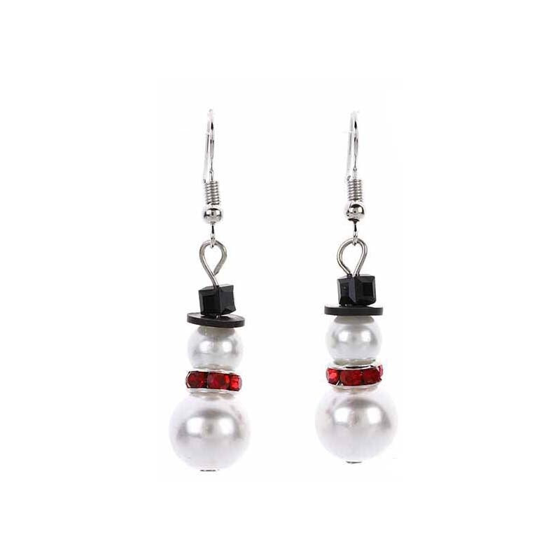 Fröhliche und fröhliche Weihnachtsfeier-Ohrringe-Schmuckkollektion