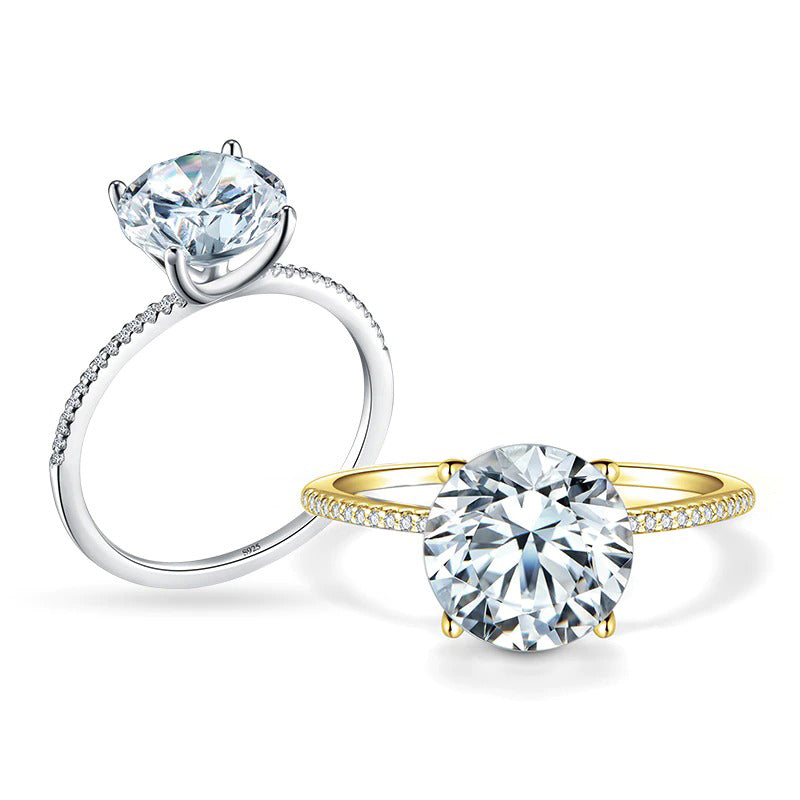 Faszinierende klassische Ringe mit ultra-funkelnden Zirkonia