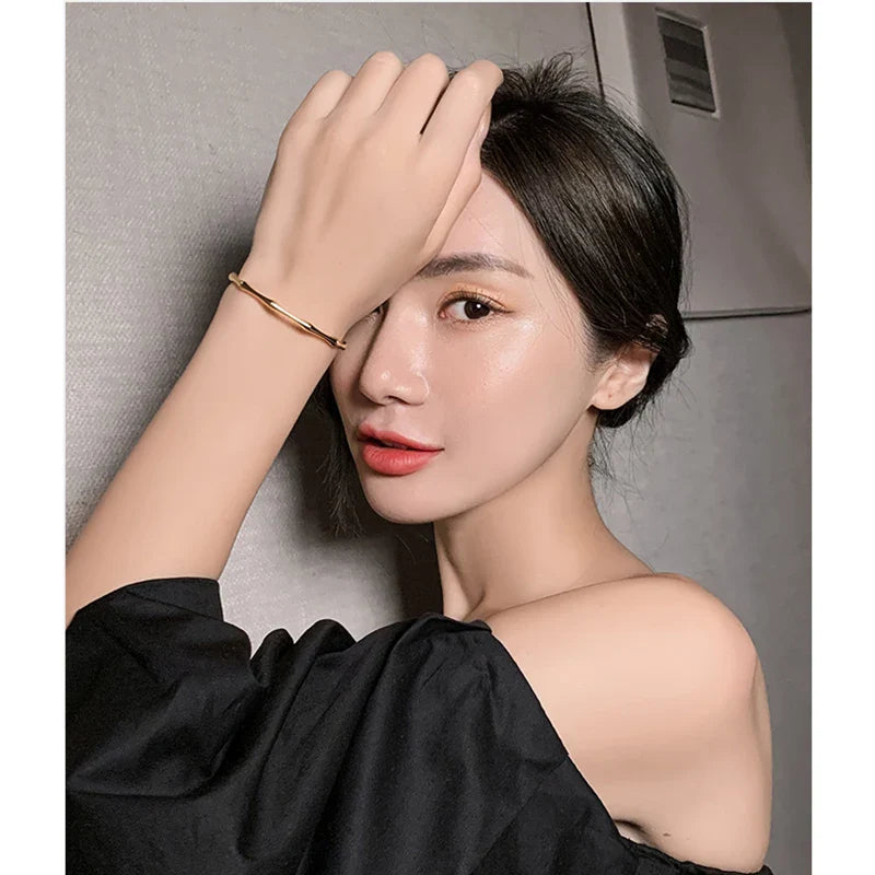 Elegantes goldenes Zweigarmband - Verstellbares offenes Manschettenarmband | Einzigartige goldene Manschette