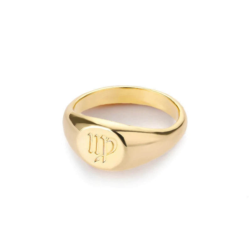 Minimalistische Ringe mit den 12 Sternbildern und Sternzeichen