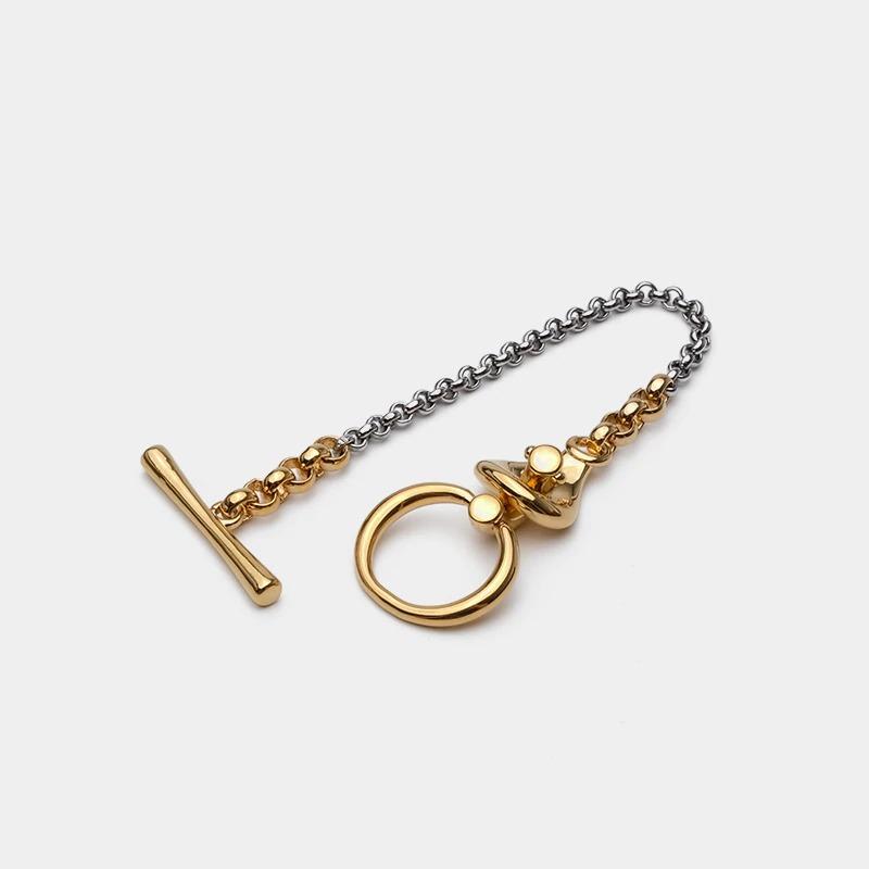 Minimalistisches Kettenarmband mit Knebelverschluss