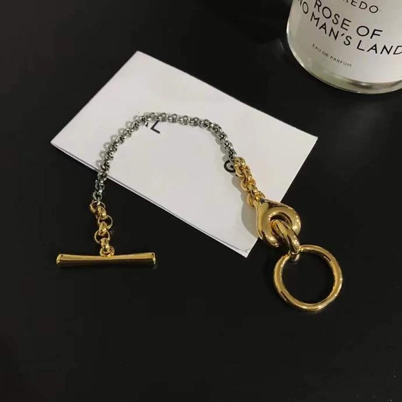 Minimalistisches Kettenarmband mit Knebelverschluss