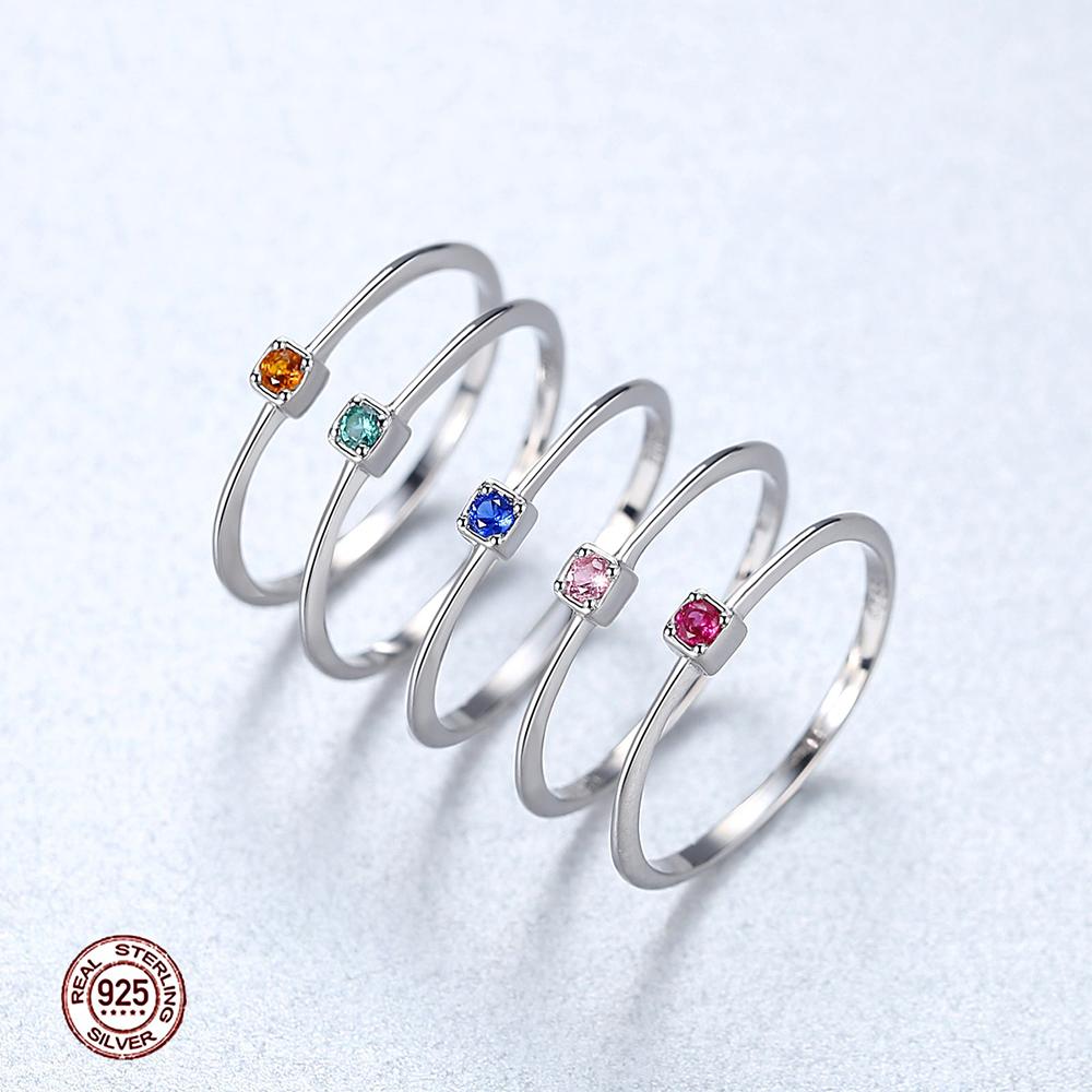 Minimalistischer Kreisring aus Sterlingsilber