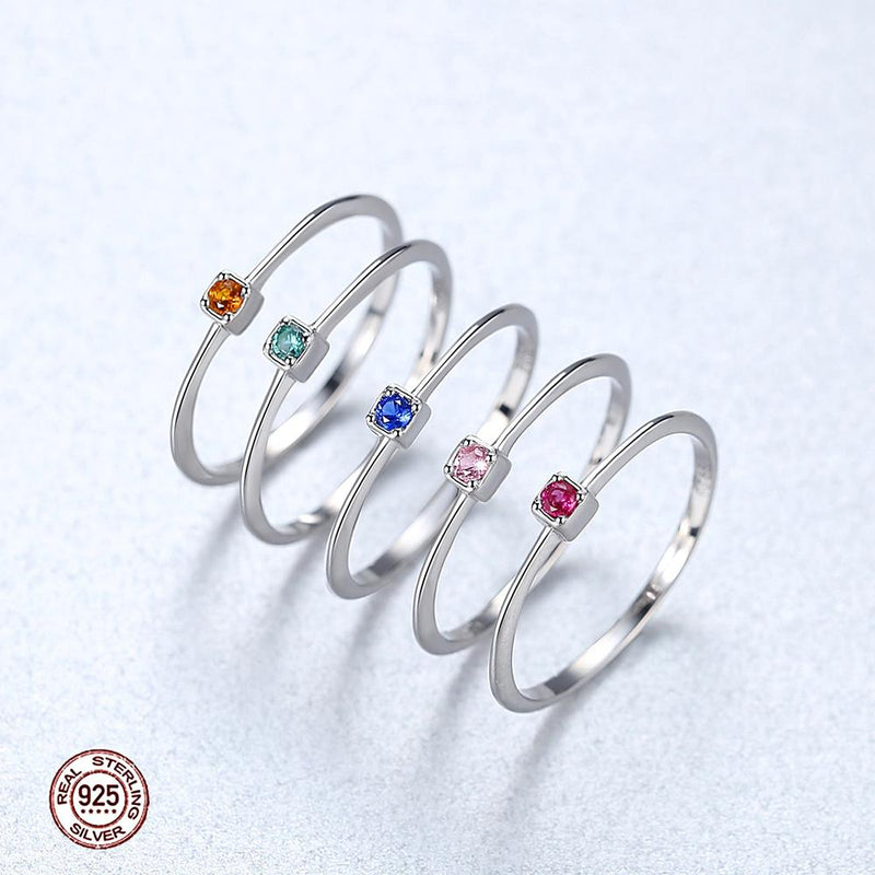 Minimalistischer Kreisring aus Sterlingsilber