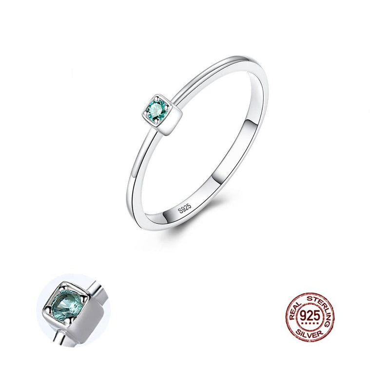 Minimalistischer Kreisring aus Sterlingsilber