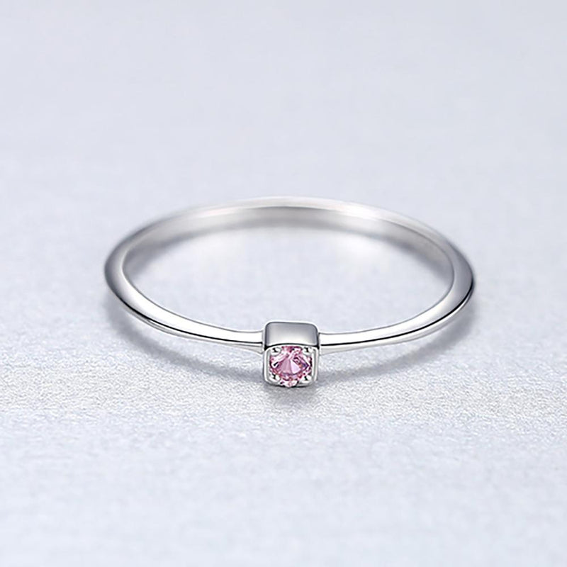 Minimalistischer Kreisring aus Sterlingsilber