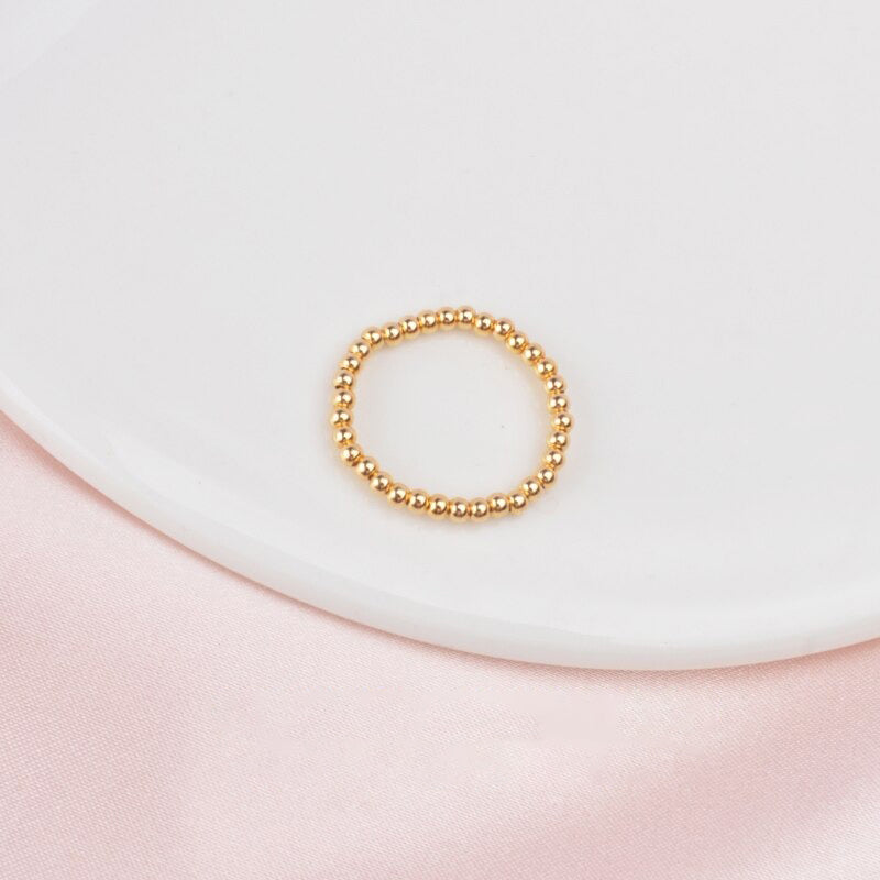 Minimalistische Akzentringe mit Süßwasserperlen