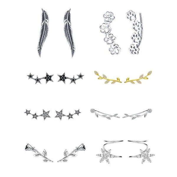 Minimalistische Ohrstecker-Kollektion mit Zirkonia-Akzenten