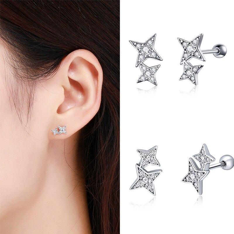 Minimalistische Ohrstecker-Kollektion mit Zirkonia-Akzenten