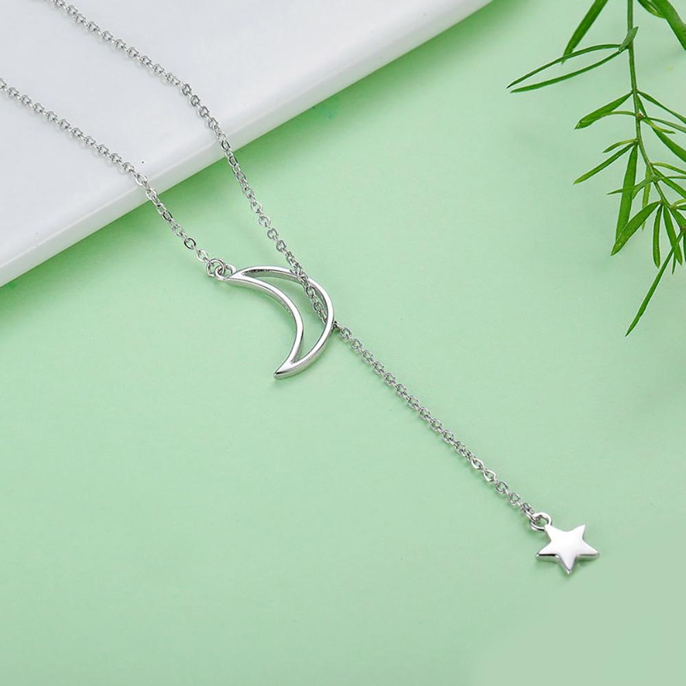 Halsketten mit Kettenanhänger „Moon And Star Tales“