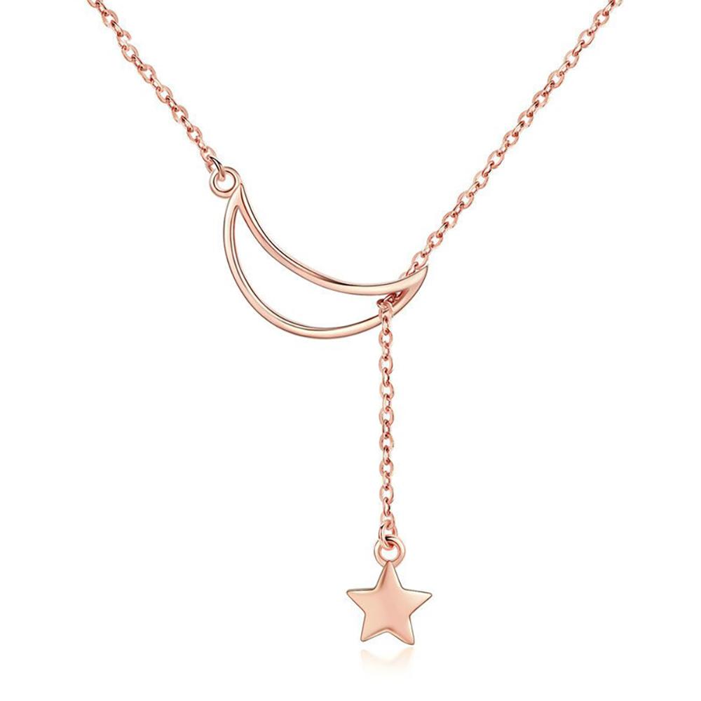 Halsketten mit Kettenanhänger „Moon And Star Tales“