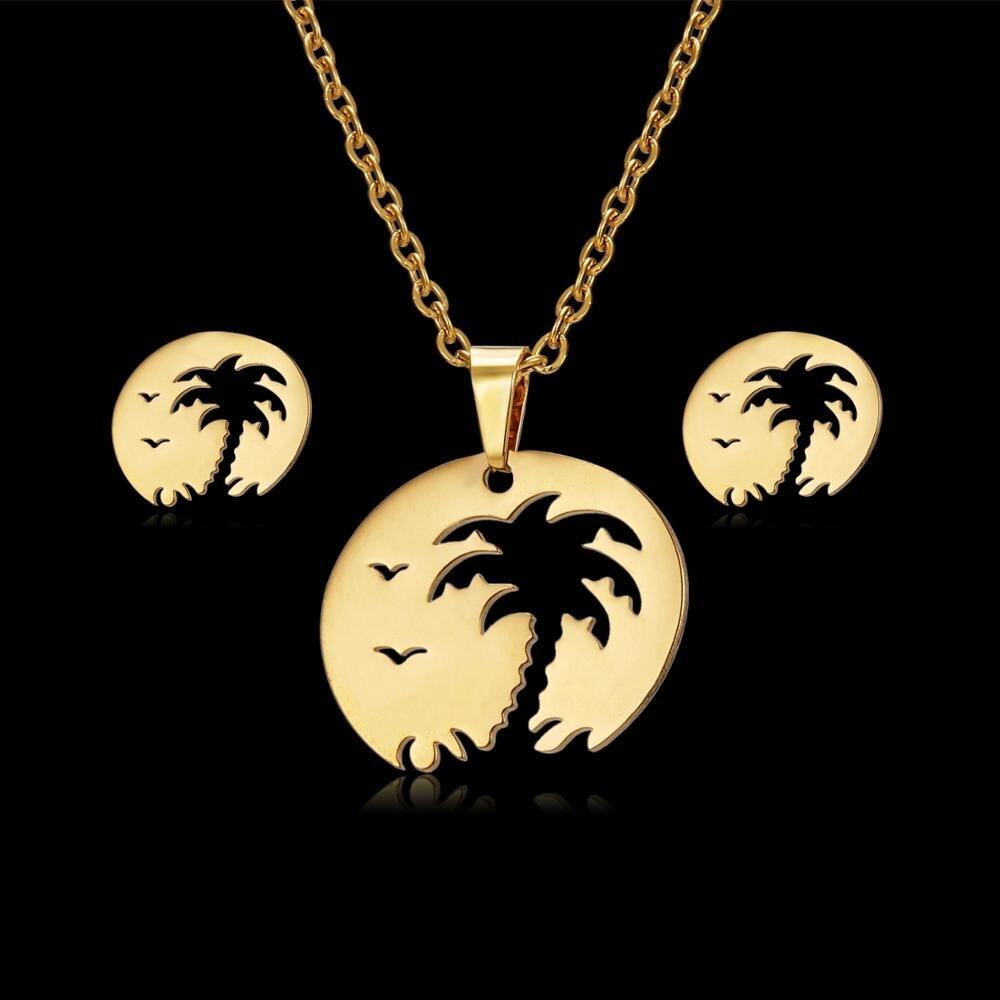 Set mit Halskette und Ohrringen mit Anhänger „Mother's Love“