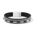 Mehrlagige böhmische Wickelarmbänder mit Magnetverschluss