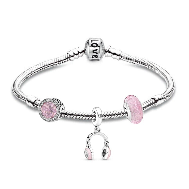Charm-Armbänder mit Perlen in verschiedenen Stilen